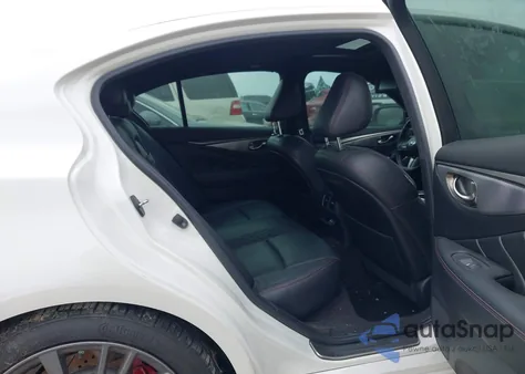 2018 Infiniti Q50 3.0T Red Sport 400 z USA, uszkodzony, nr VIN JN1FV7AR4JM480364